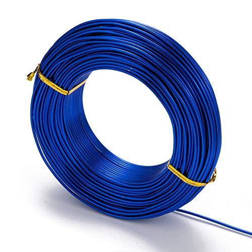 Craftdady 65 Feet Blue Aluminum Wire 7 Gauge Bendable Metal